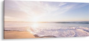 Tablou cu plaja cu nisip (120x50 cm)