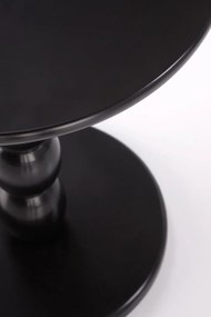 Masa de cafea rotunda Cirilla neagra ø40/h47 cm