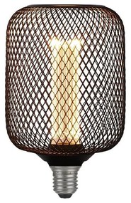 Searchlight 26002BK - Bec LED decorativ Wire Mesh E27/4,5W/230V 2700K