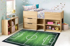 BAMBINO 58690 covor lavabil Teren, fotbal pentru copii anti-alunecare - verde