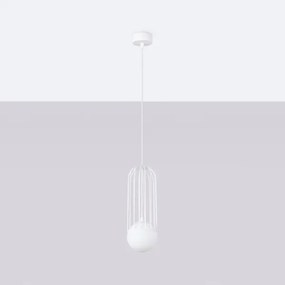 Lustră pe cablu Sollux SL.1331 BRINA 1xG9/8W/230V alb