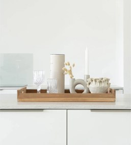 Tavă Faro din tec, 58x38 cm