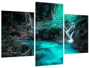 Tablou - Oază turcoaz (90x60 cm)