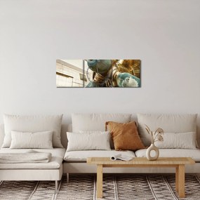 Tablou - Elice de avion vechi (cu ceas) (90x30 cm)