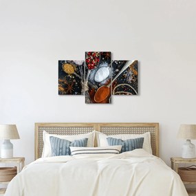 Tablou cu linguri cu condimente (90x60 cm)