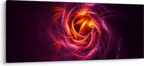 Tabloul cu abstracțiune modernă care luminează (120x50 cm)