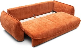 Canapea lemn masiv Umea Extensibila, 257 × 108 × 92 cm