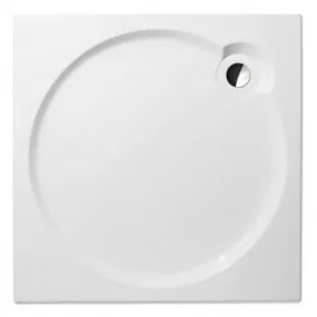Cadita dus plata patrata Roth Aloha-Flat 90x90