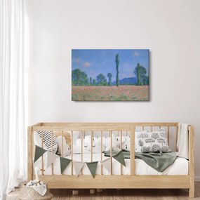 Tablou - Claude Monet, Poppy Field (Giverny), reproducere (90x60 cm)