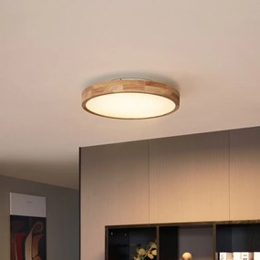 Plafonieră scandinavă din lemn 50cm incl. LED Dimmable - Pecker