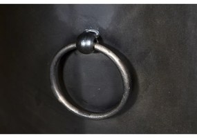 Dulap vinotecă negru din metal număr sticle 9, 60x85 cm Luni – Interia Home &amp; Living