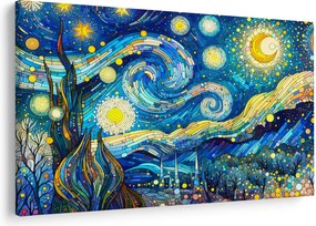 Tablou – Mozaic al nopții înstelate (90x60 cm)