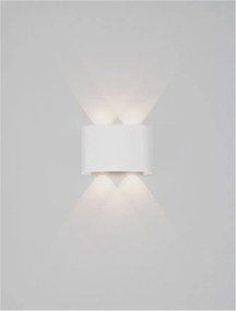 Aplica LED iluminat exterior ambiental IP54 DUOMO alb