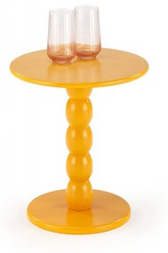 Masa de cafea rotunda Cirilla mustarie ø40/h47 cm