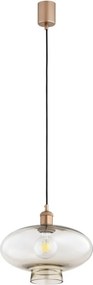 Lustra/pendul design decorativ TRESCO cupru/champagne