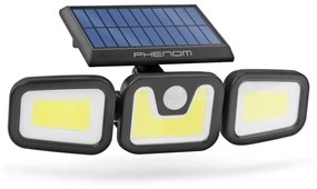 Proiector LED solar cu senzor 3xLED/3,3W/5V IP65