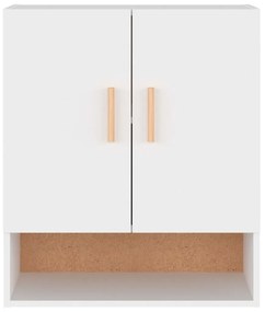 Dulap de perete, alb, 60x31x70 cm, lemn compozit 1, Alb