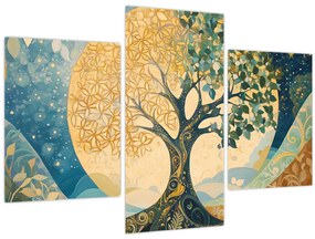 Tablou – Arborele vieții în lună (90x60 cm)
