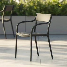 Set de 4 scaune exterior MADISON SLATS