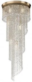 Plafoniera/Lustra cristal 12 becuri E14 DIA522-CL-12-G CASCADE Maytoni