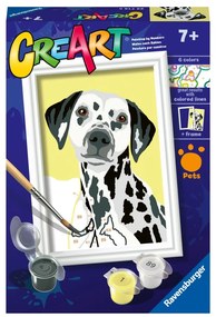 CREART PICTURA PE NUMERE PENTRU COPII CAINE DALMATIAN - RAVENSBURGER (RVSPBN23716)