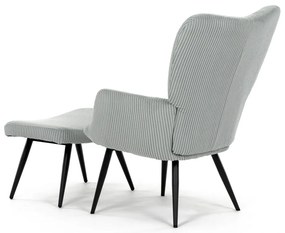 Fotoliu pentru relaxare cu suport pentru picioare L7285 BLUE6, albastru