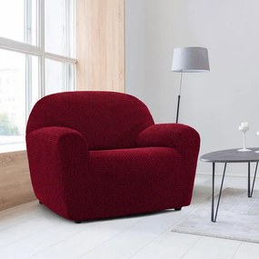 Nueva Textura Huse care se întind foarte bine NIAGARA bordo fotoliu (l. 70 - 110 cm)
