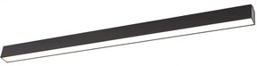 Plafoniera LED dimabila design modern LINEAR, 4000K negru C0175D MX