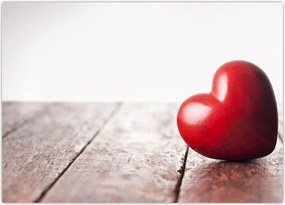 Tablou - Inima din lemn (70x50 cm)