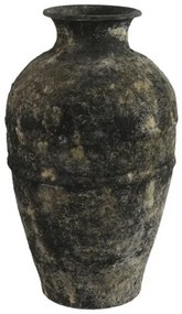 Vaza Dark Gray din teracota, gri antichizat 26x46.5 cm