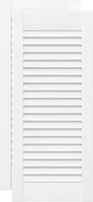 vidaXL Uși de dulap design cu lavră 2 buc Alb 69x29,5 cm