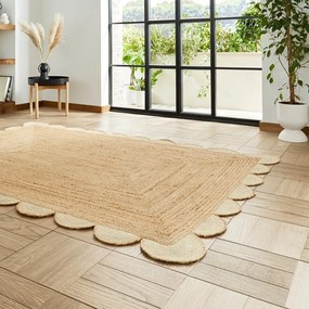 Covor în culoare naturală din iută 160x230 cm Savannah Jute – Think Rugs