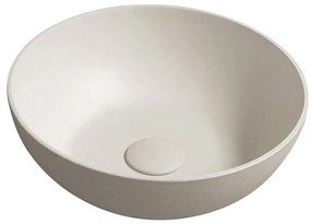 Sapho - Lavoar pentru blat FORMIGO Ø 39 cm beton/nisip