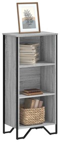 vidaXL Bibliotecă, gri sonoma, 50x31x106 cm, lemn prelucrat