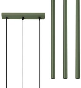 Lustră pe cablu Sollux SL.1520 PASTELO 3xG9/8W/230V verde