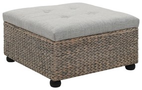 246113 vidaXL Scaun otoman 65 x 65 x 40 cm, gri