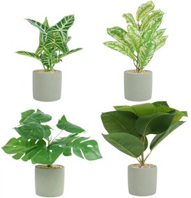 Planta artificiala in ghiveci 35 cm - diferite tipuri