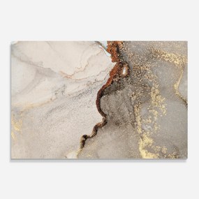 Panou Sticla Bucatarie, 30x40cm, Protectie aragaz, Antistropi, Termorezistent, Abstracte, Marble, Grey Gold Marble Gigapixel Art Scale 0_50x
