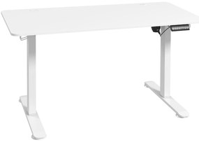 Vinsetto Birou Electric de Înălțare și Coborâre, 140 cm x 70 cm x 116 cm, Alb | Aosom Romania