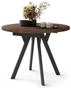 Masă de dining ARTUR, stejar/negru