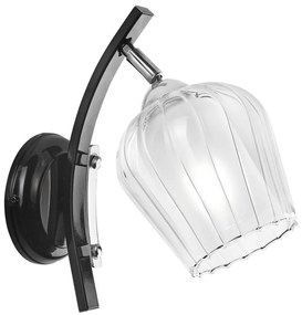 Lampă de perete PAULA 1xE27/60W/230V neagră