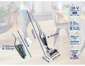 Aspirator fără fir Leifheit Rotaro PowerVac 2in1(16 V) 11927