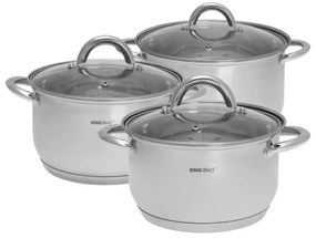 Set de oale, 6 piese, din oțel inoxidabil Kinghoff KH-4447