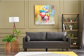 Canapea gri antracit 208 cm Bella – Balcab Home