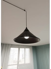 Lustră pe cablu ABRAMO 1xE27/15W/230V negru