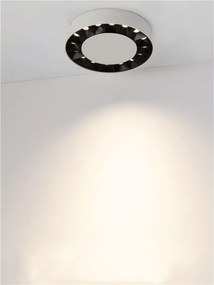 Plafoniera LED exterior moderna IP65 CONVEX alb D-17,6cm