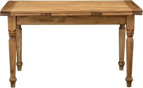 Masa extensibila, L140(240) 80 H80 cm, natur antichizat, lemn masiv