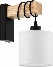 BRILAGI - Aplica de perete NUBILA 1xE27/60W/230V maro/negru/alb