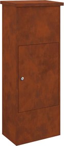 vidaXL Cutie pentru colet cu depozitare Ruginit 44,5 x 29 x 110,5 cm
