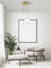 Lustra cu 3 pendule design modern CHRYSI